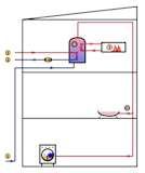 Pictures of Heat Pump Its Flow Diagram