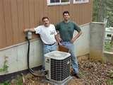 Pictures of Heat Pump Is Freezing Up Outside
