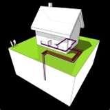 Geothermal Heat Pump Illustration