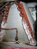 Photos of Heat Pump Evaporator Freezing Up