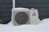 Heat Pump Snow Images