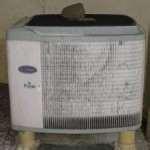 Pictures of Heat Pump Iced Over