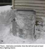 Heat Pump Steam Coming Out Of It